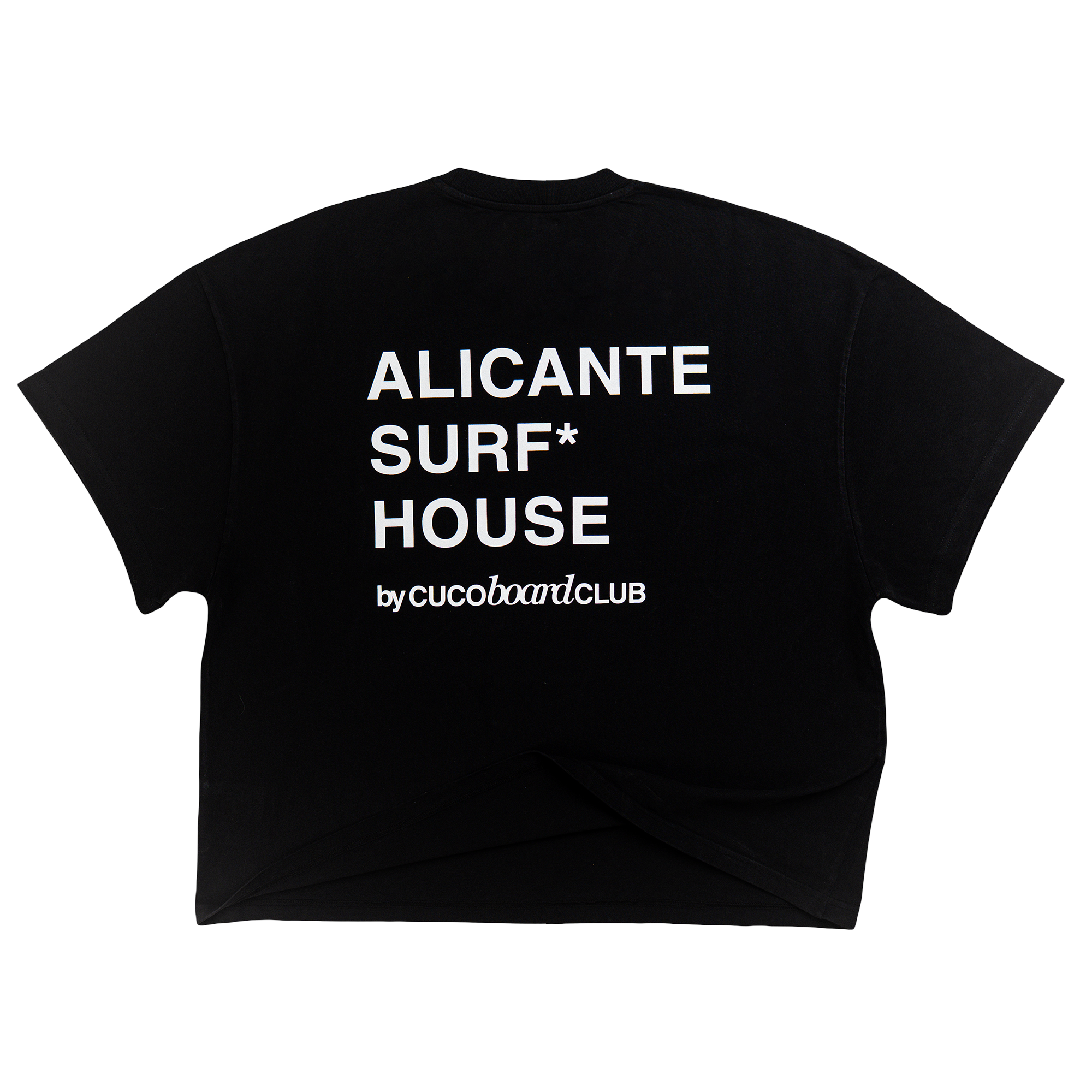 Black Tee Alicante Surf* House by Cuco Board Club