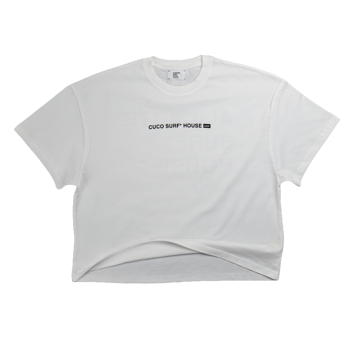White Tee Alicante Surf* House by Cuco Board Club