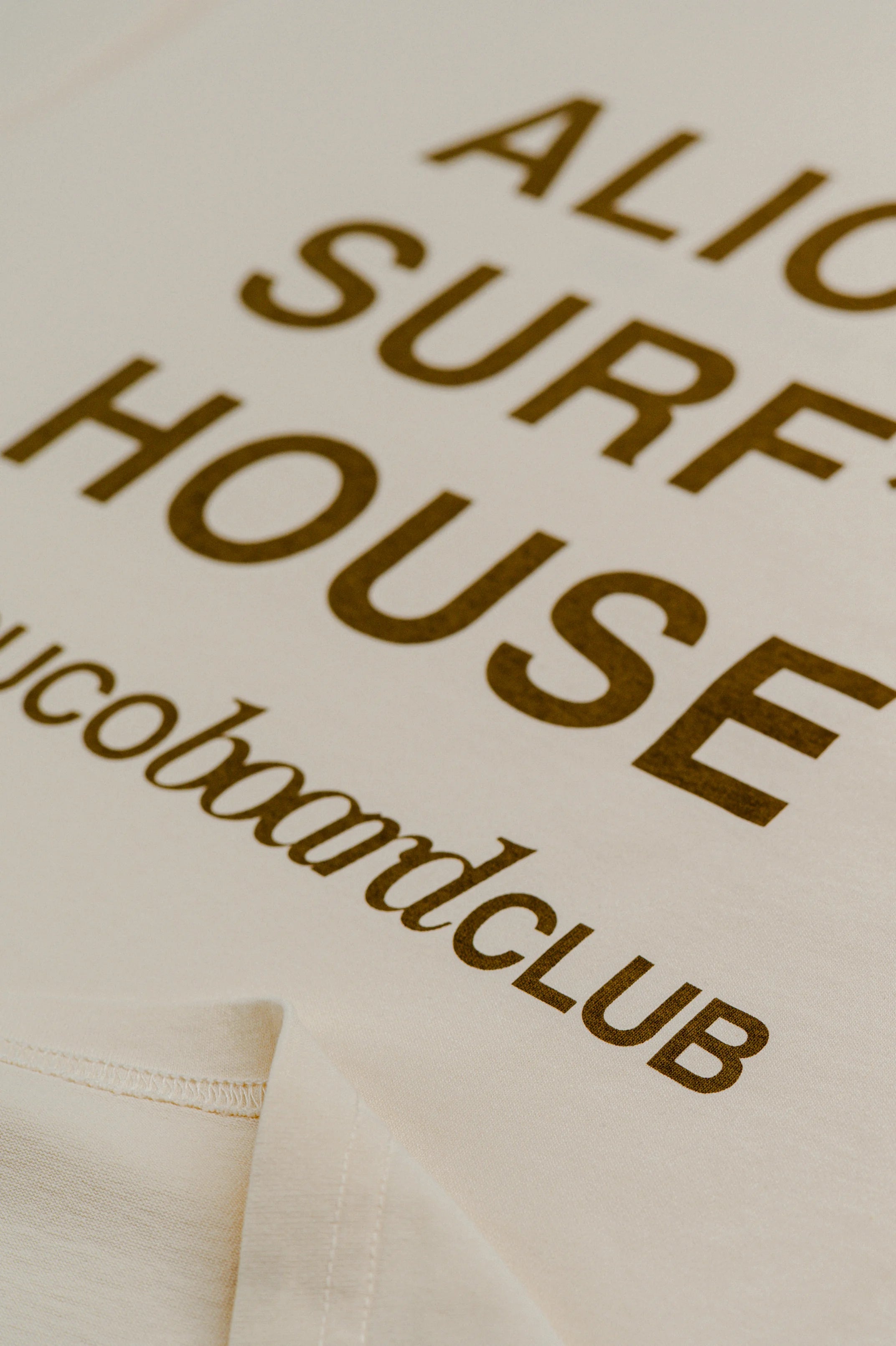 Beige Tee Alicante Surf* House