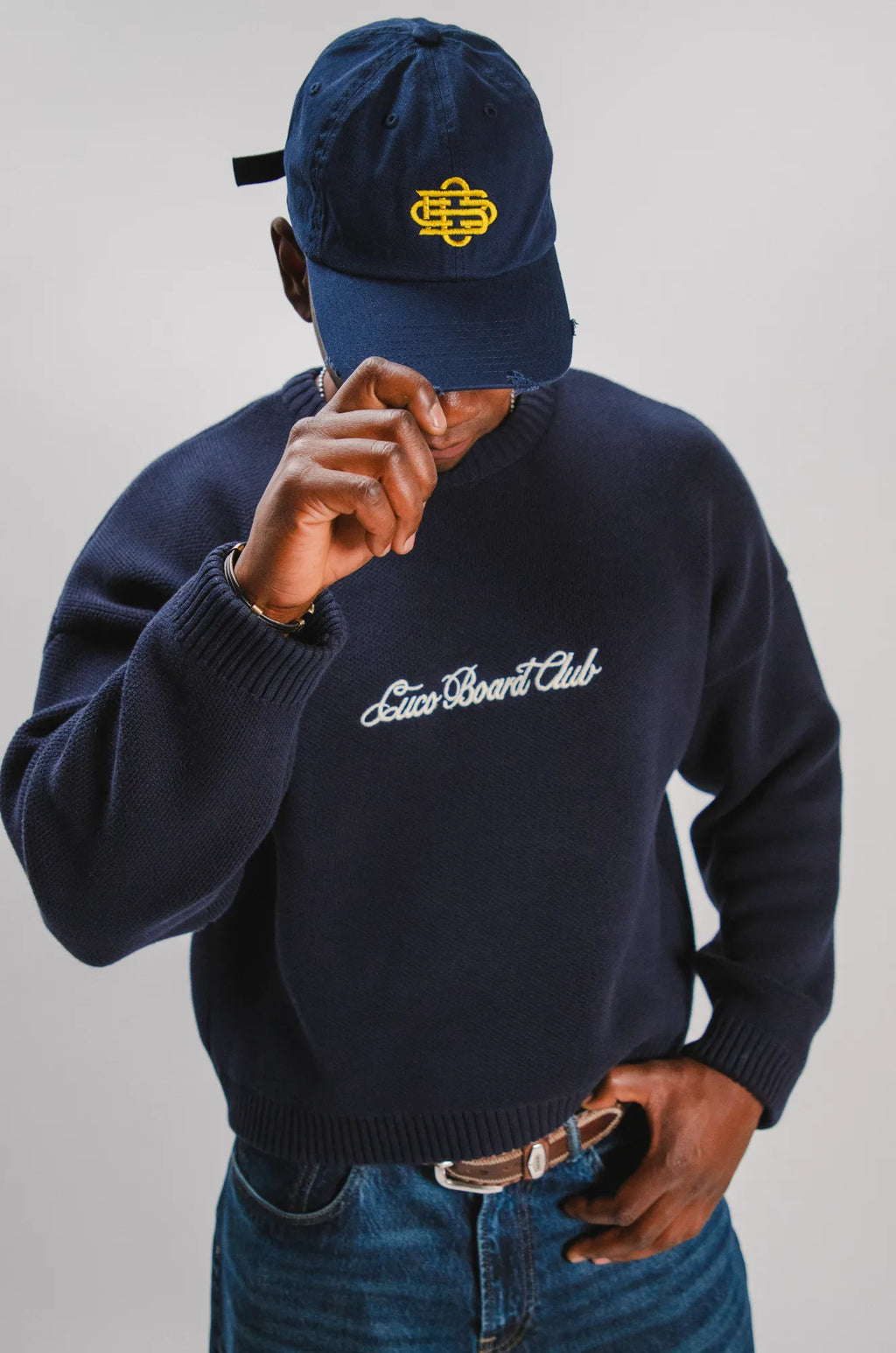Standalone Knit Navy Azzurro