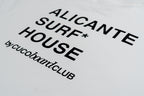 White Tee Alicante Surf* House by Cuco Board Club