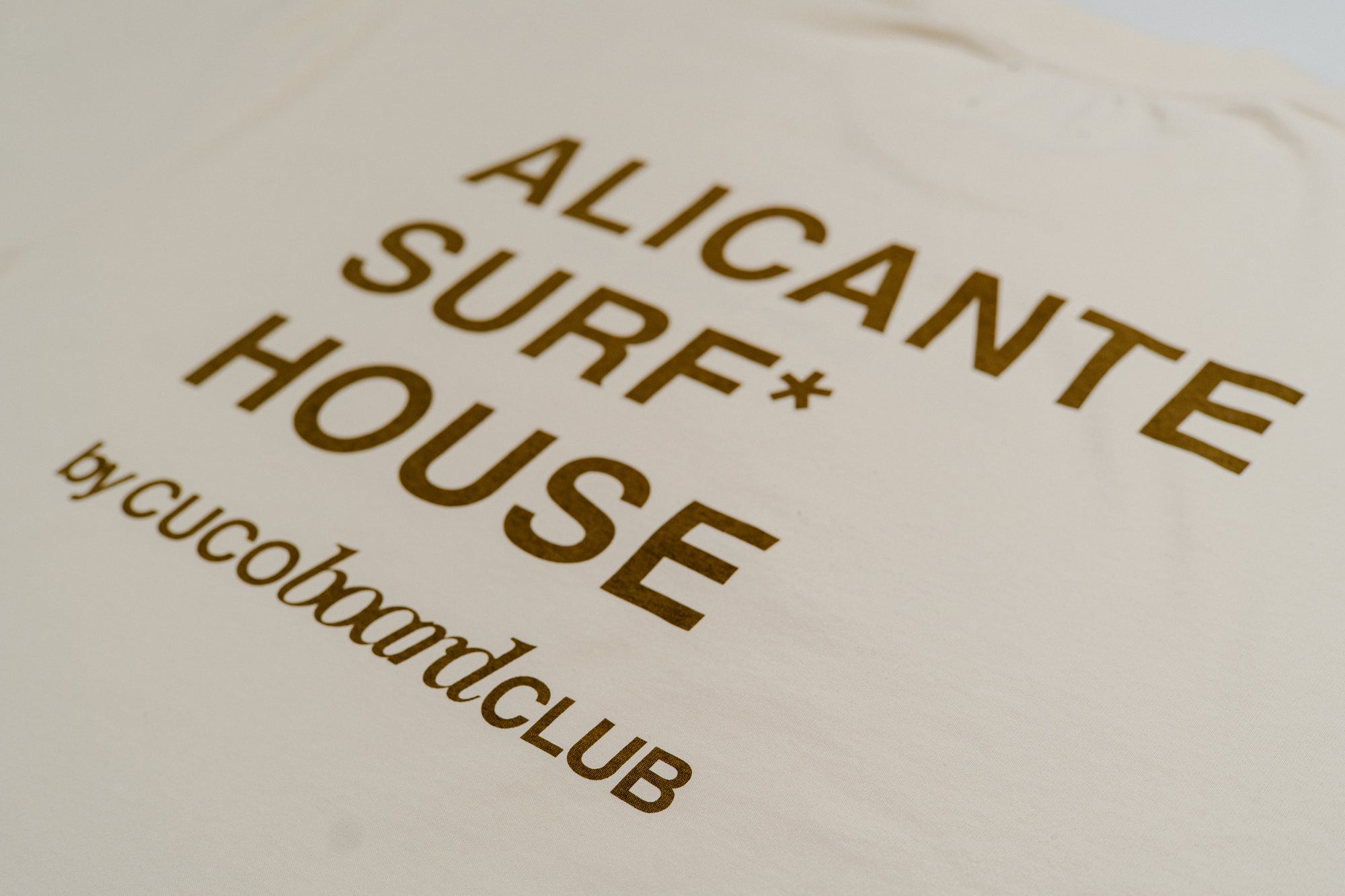 Beige Tee Alicante Surf* House by Cuco Board Club