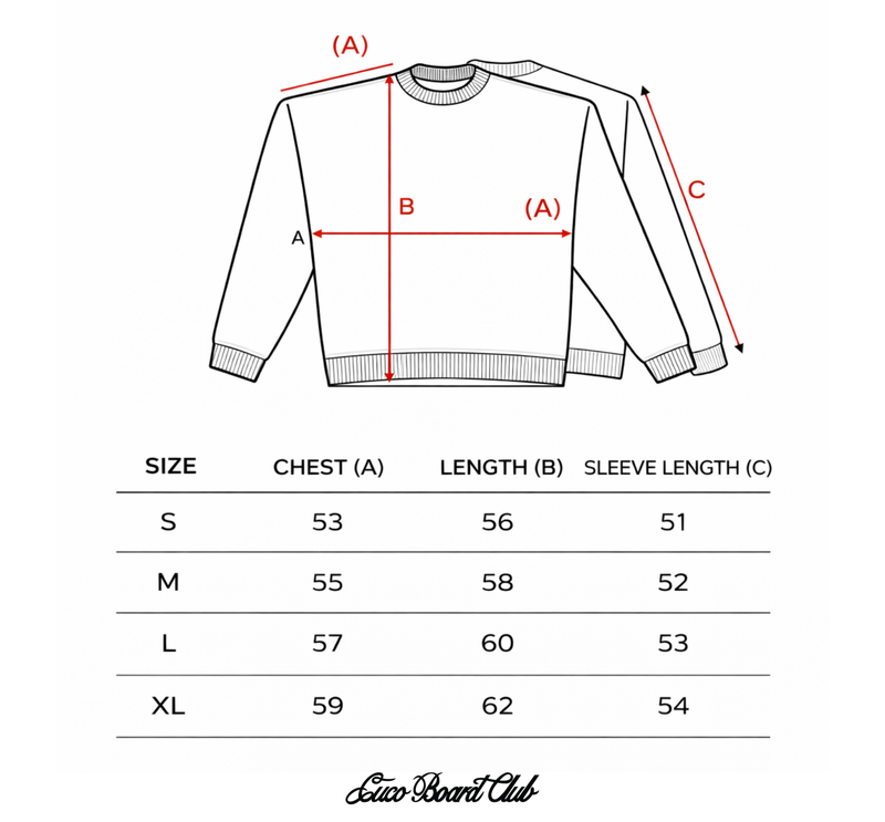 Only Locals* Knit — Size guide