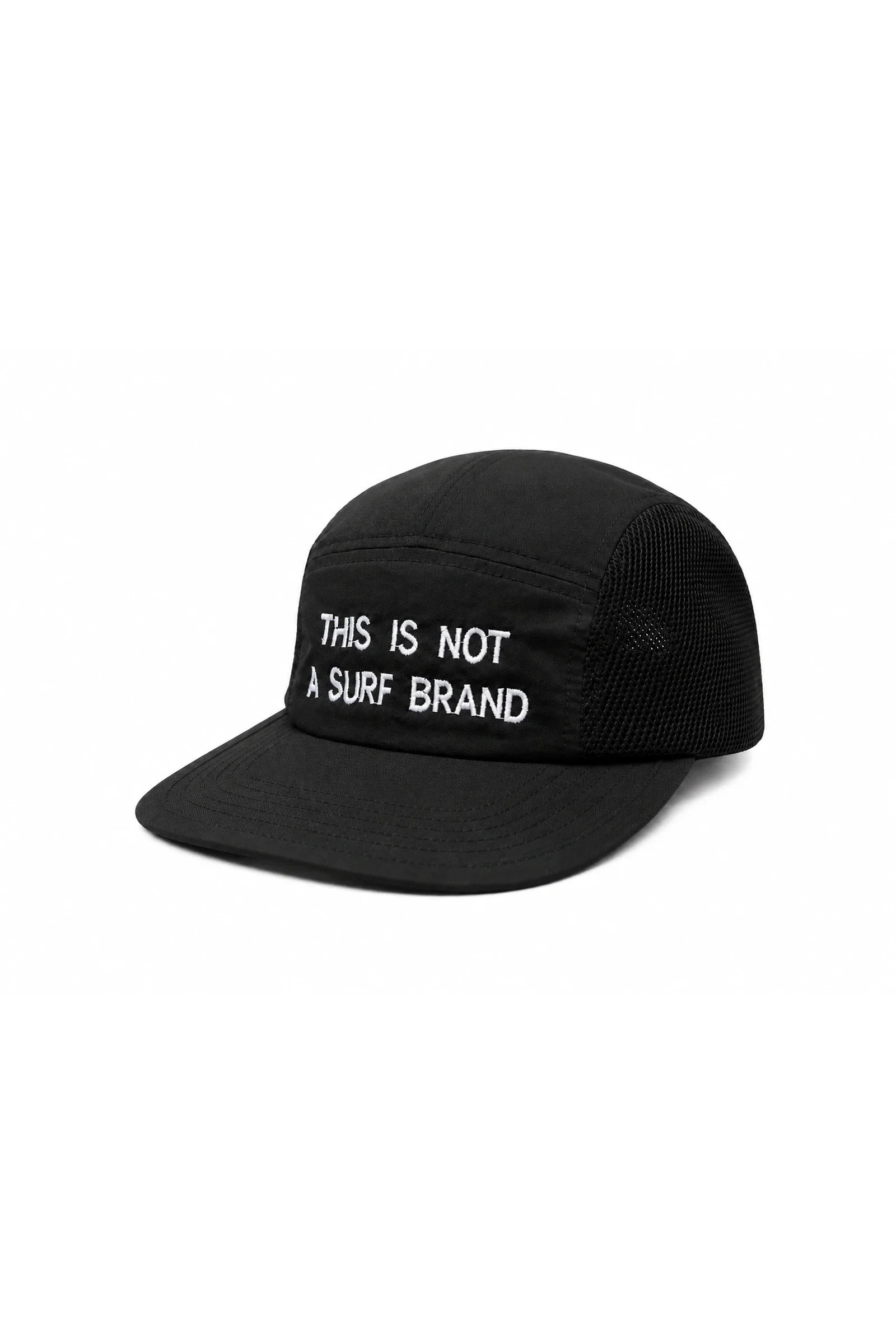 This Is Not A Surf Brand 6 Panels Foldable Cap Black Void - 3/4