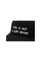 This Is Not A Surf Brand 6 Panels Foldable Cap Black Void - Detail